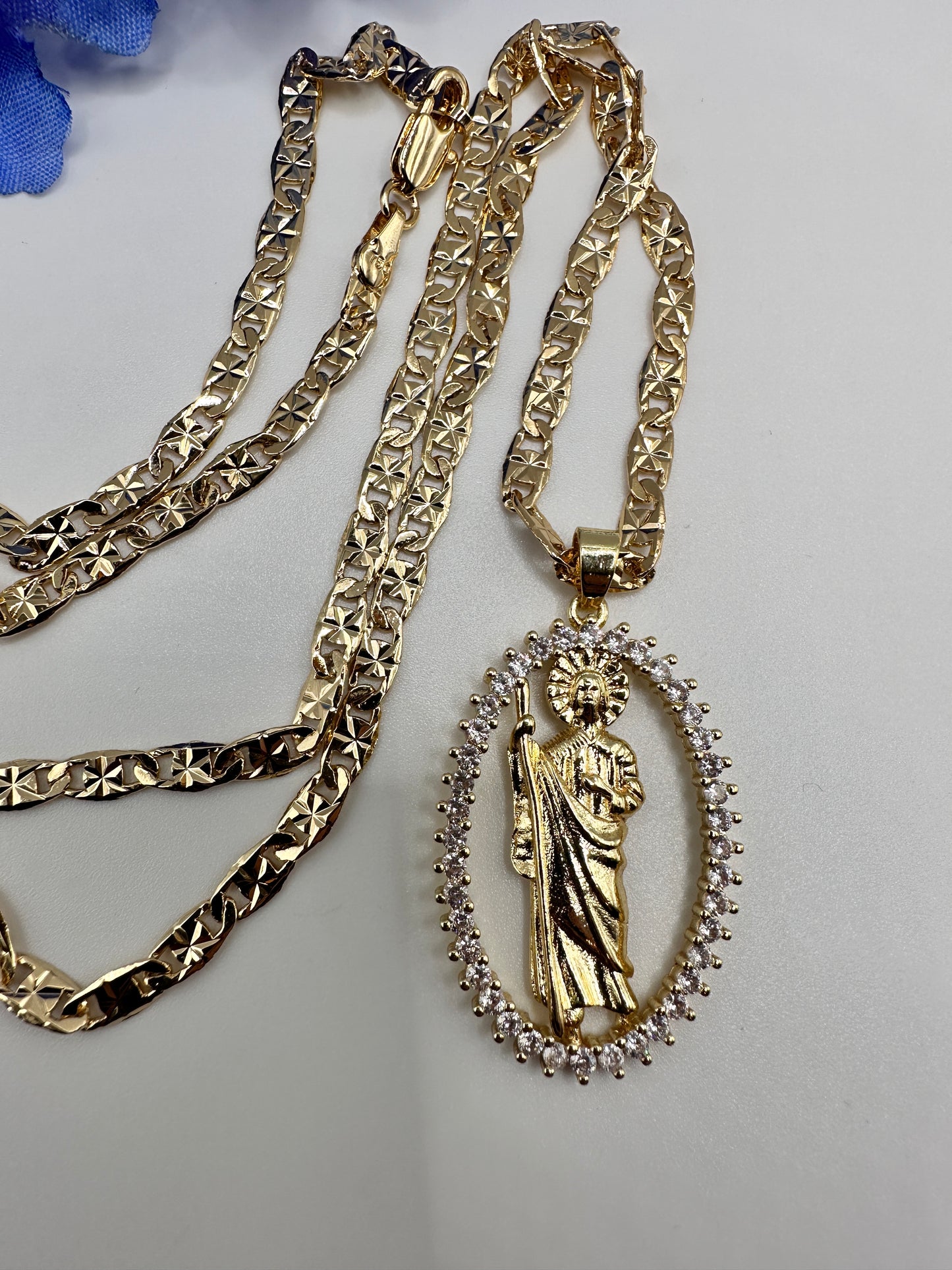 “Adorable” St Jude Necklace Gold Plated