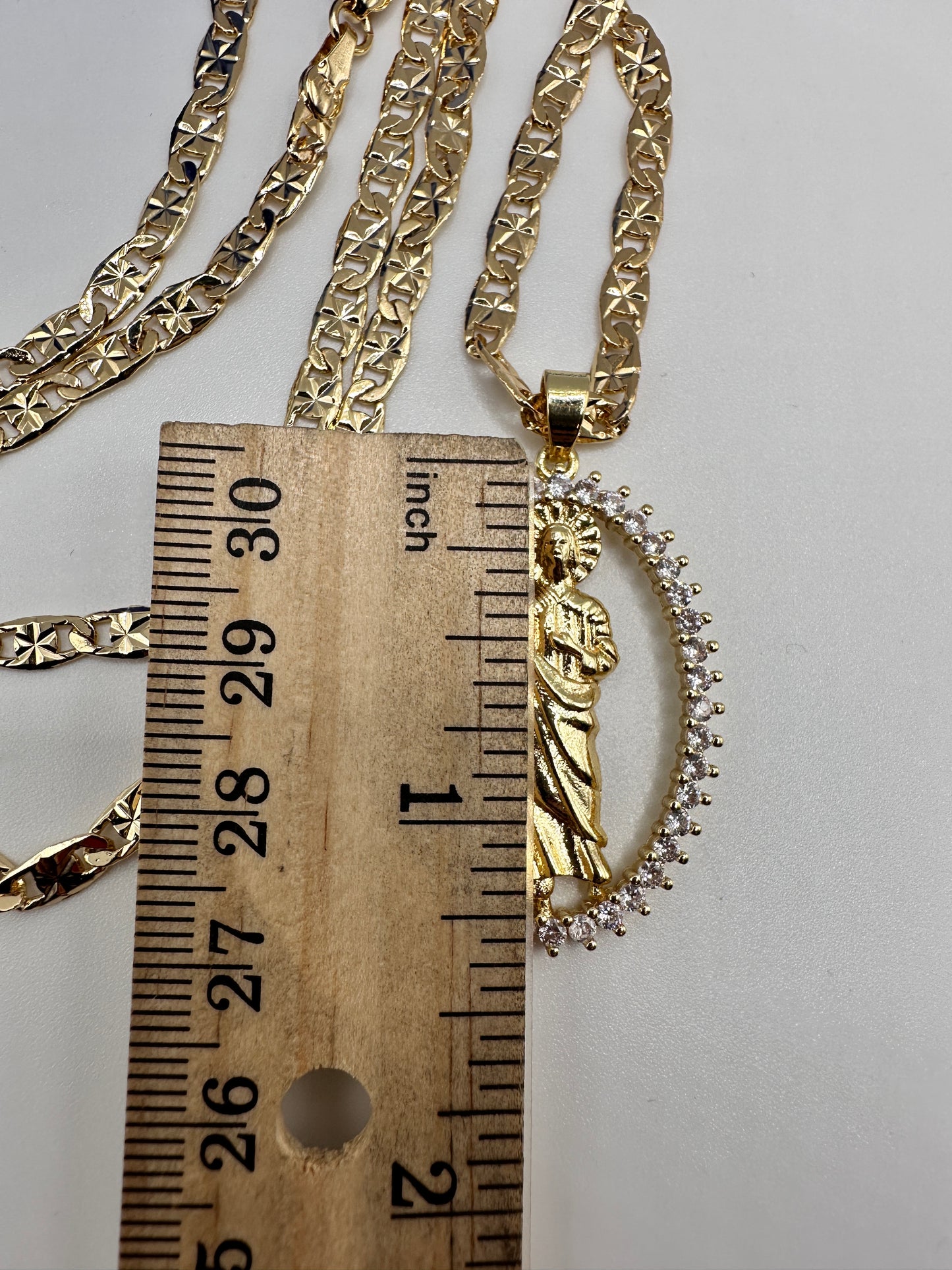 “Adorable” St Jude Necklace Gold Plated