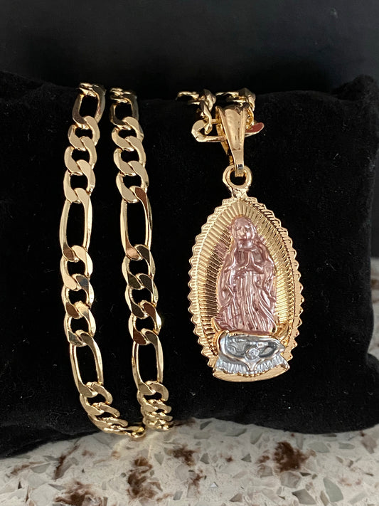 "Lupita" Virgin Necklace -Gold Plated