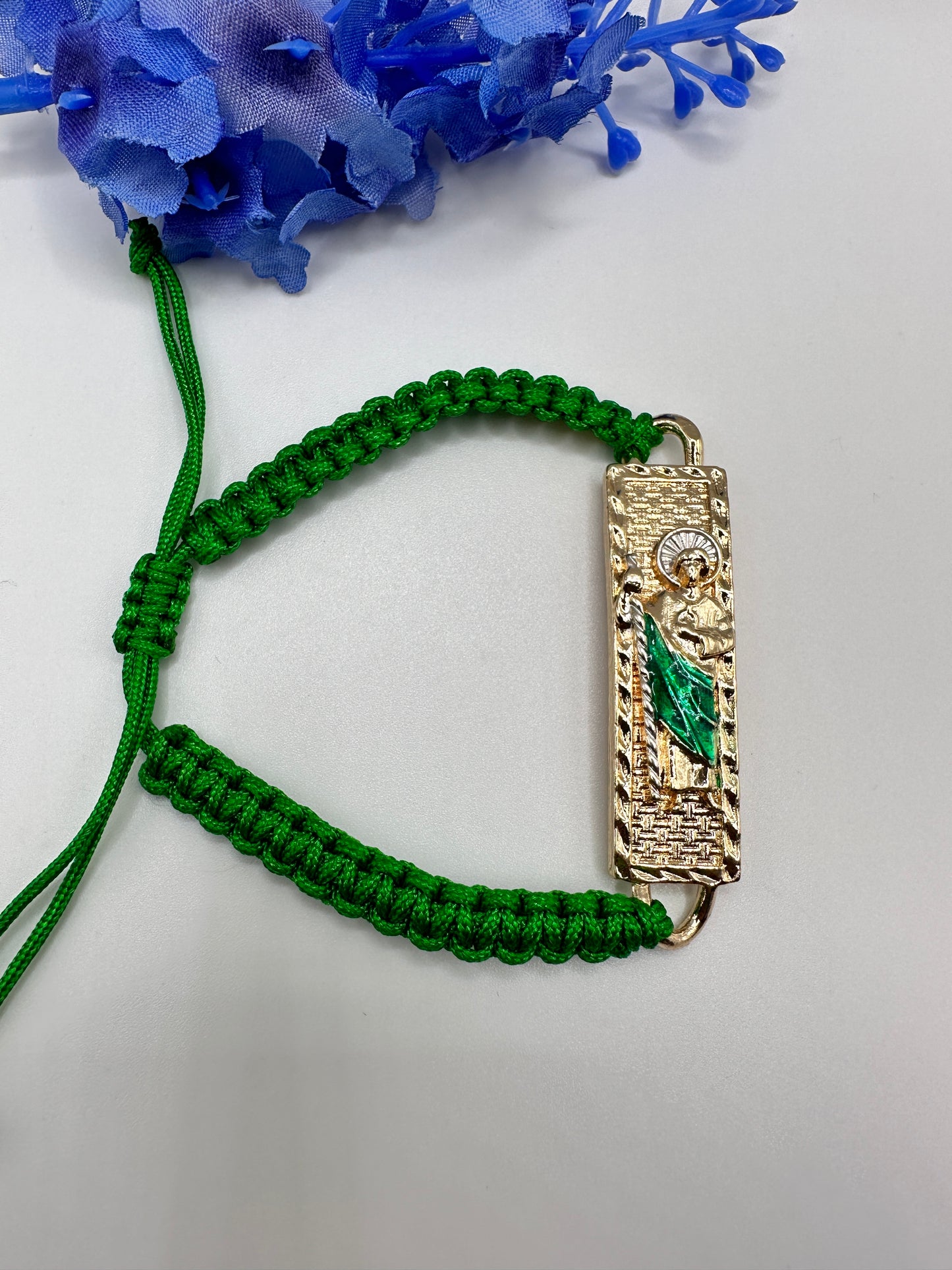 “Evergreen” St Jude Rope Adjustable Bracelet