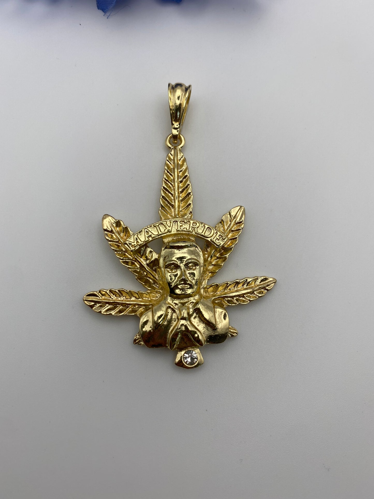 14k Malverde Necklace Gold Plated