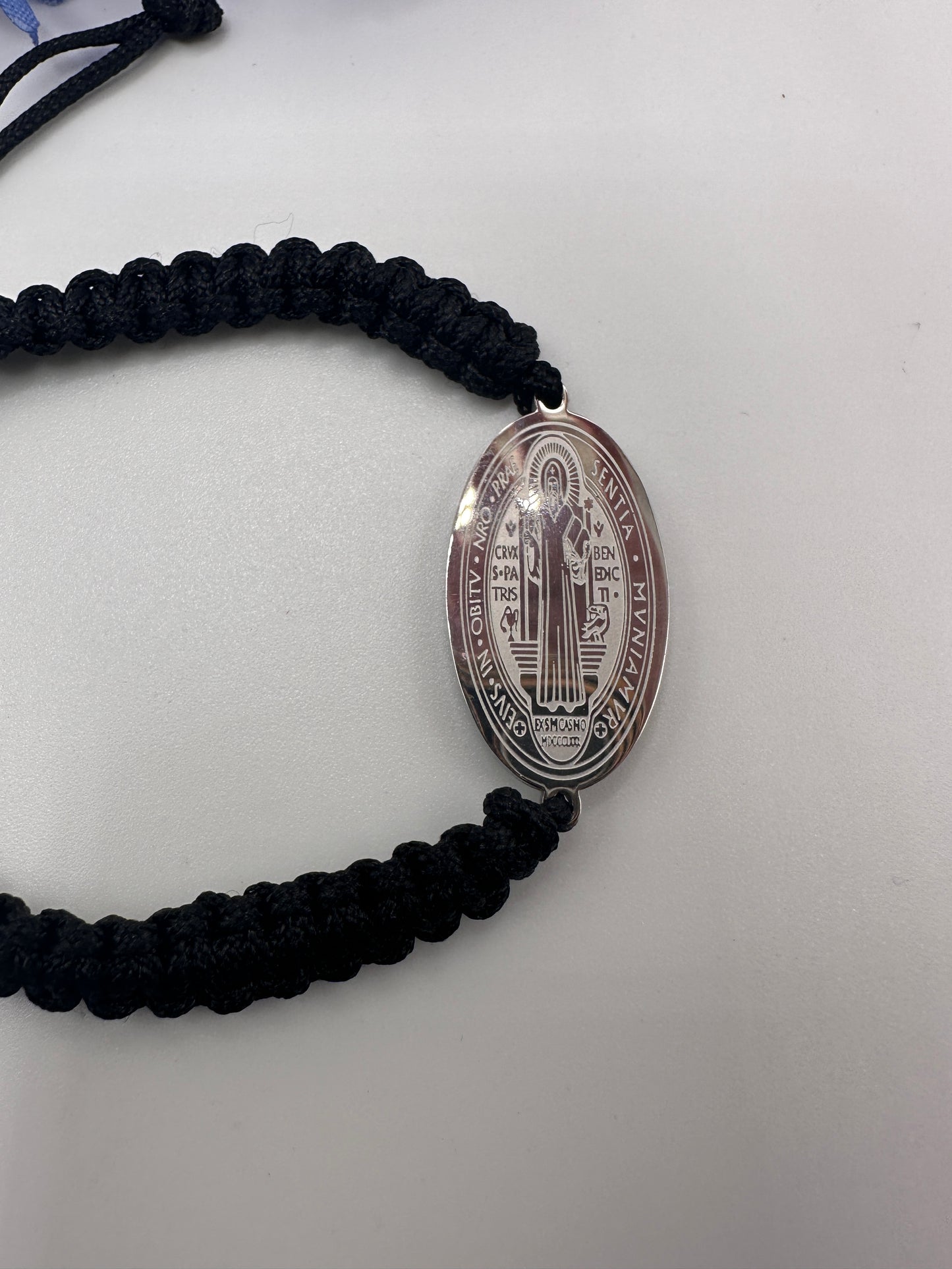 “St Benedict Bracelet” Rope adjustable Bracelet