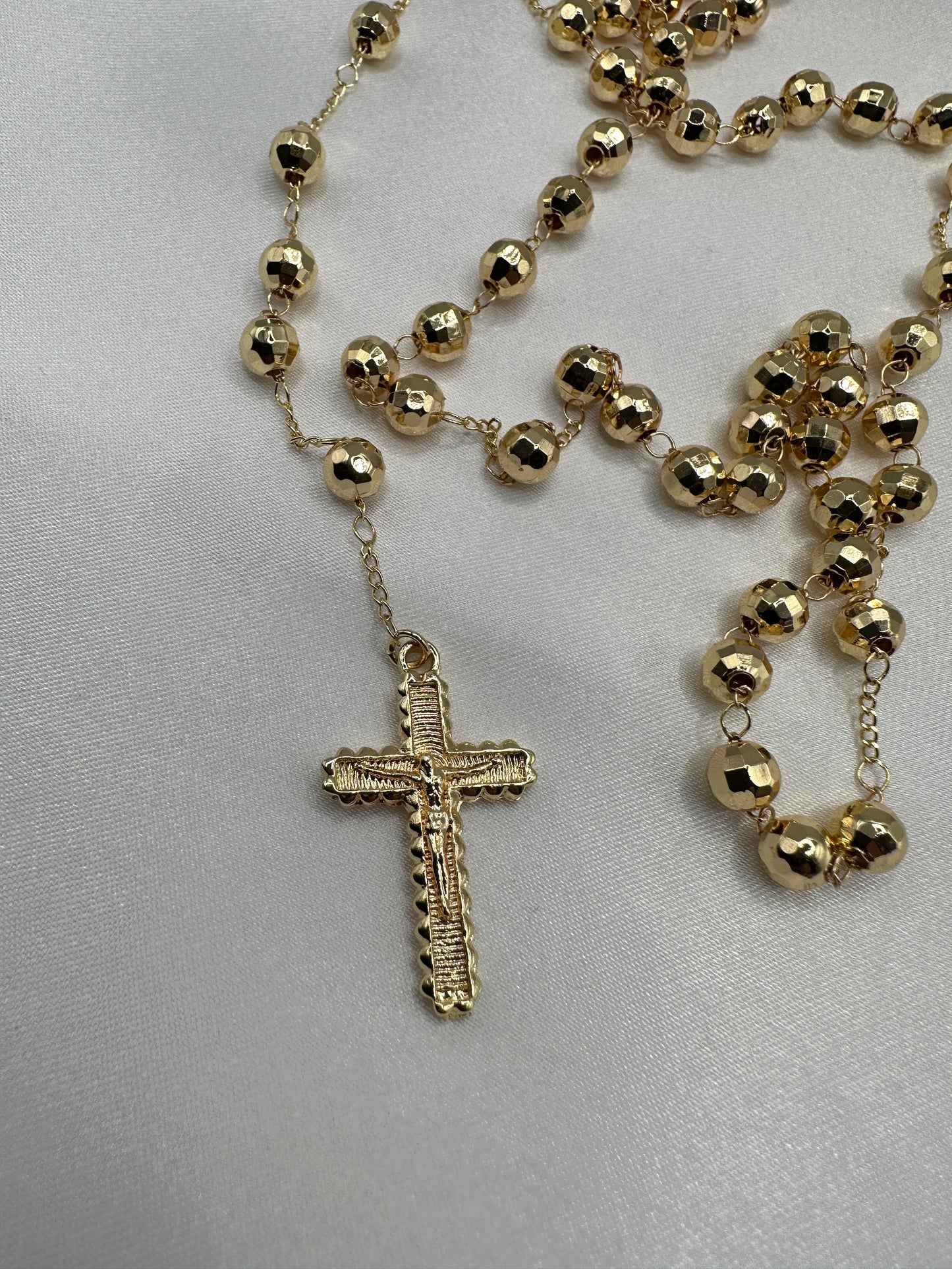 “Gifted” Rosary Virgin Gold Plated (Rosario)