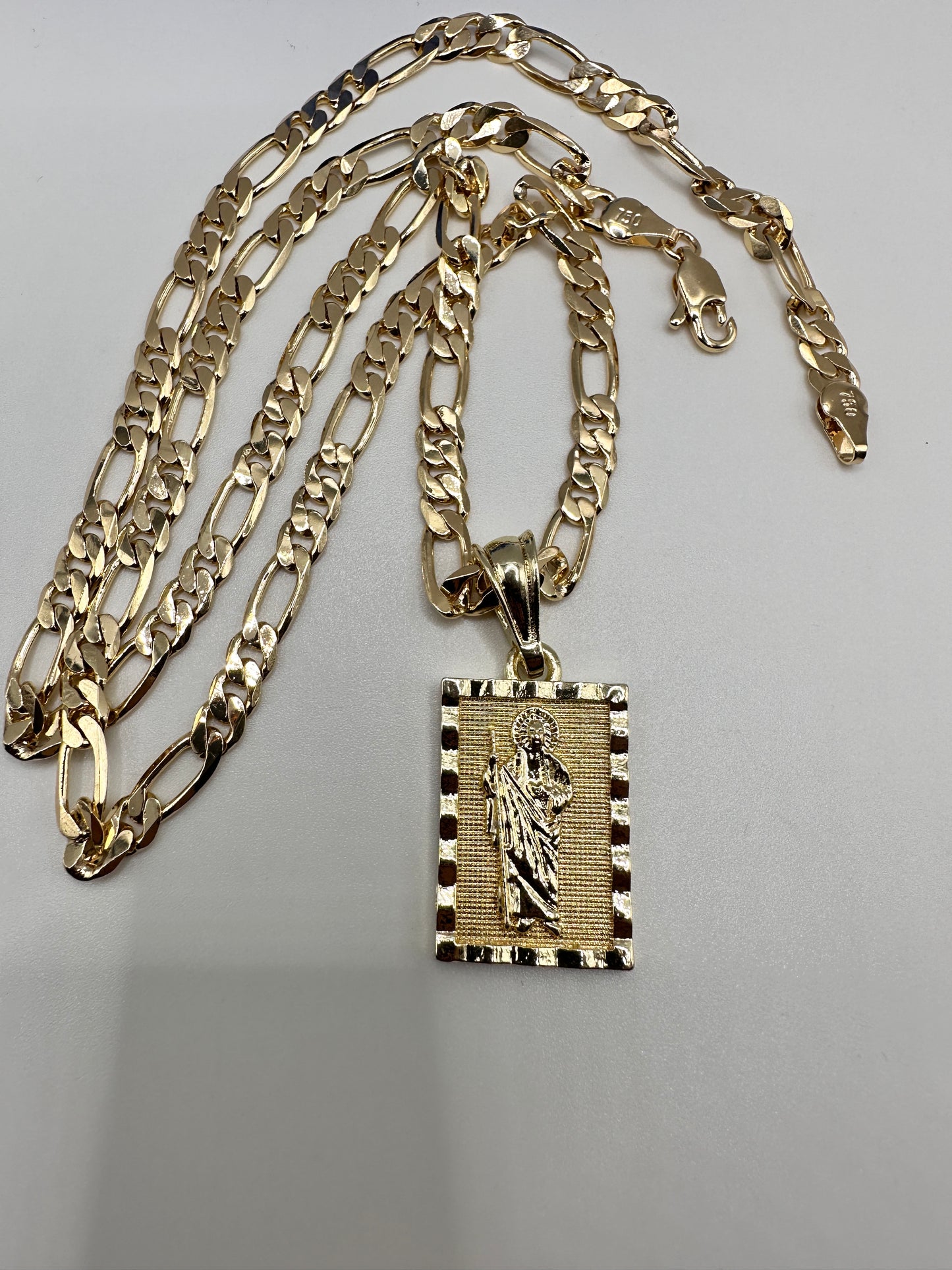 “Mi San Juditas” Necklace Gold Plated