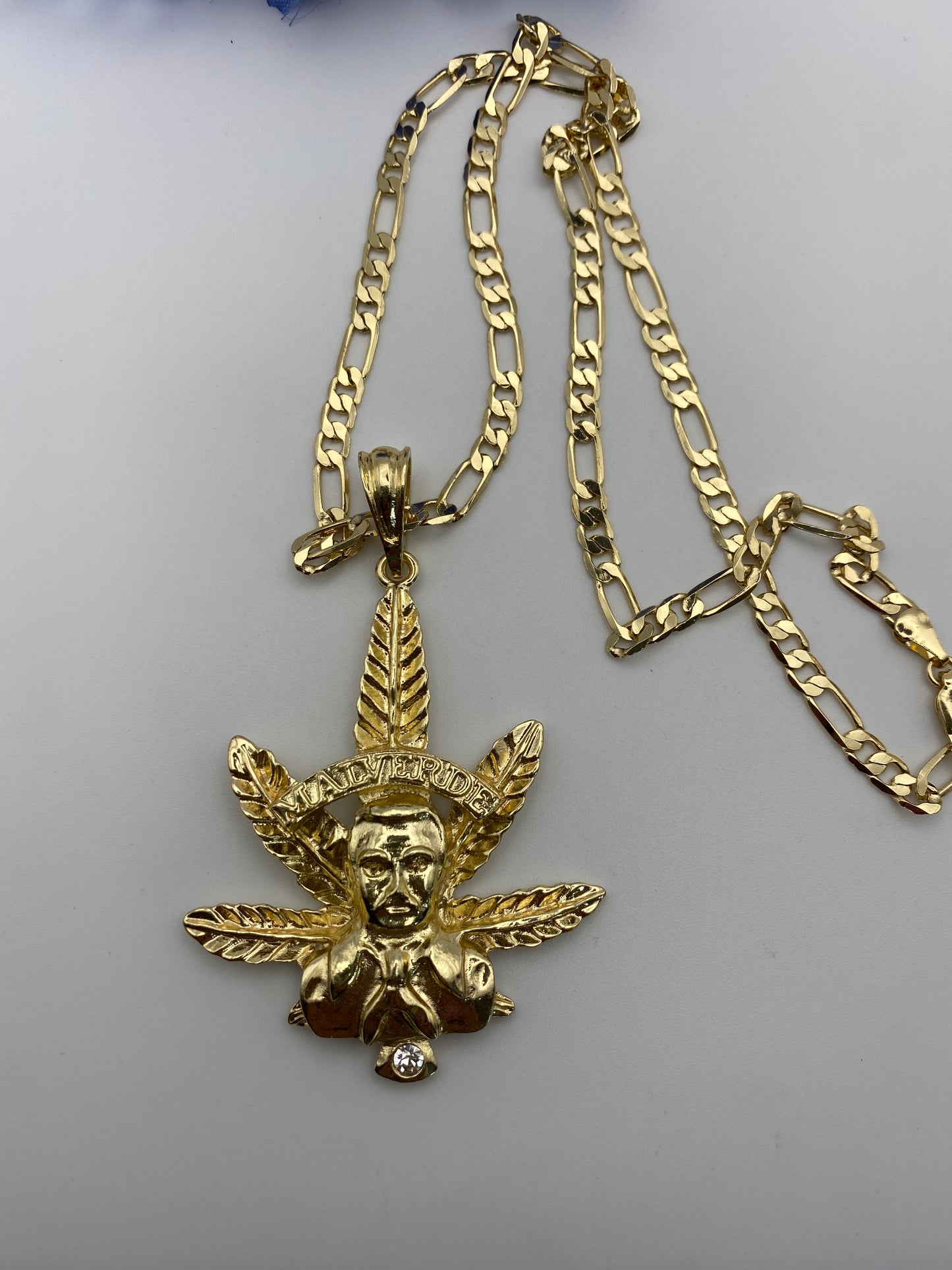 14k Malverde Necklace Gold Plated