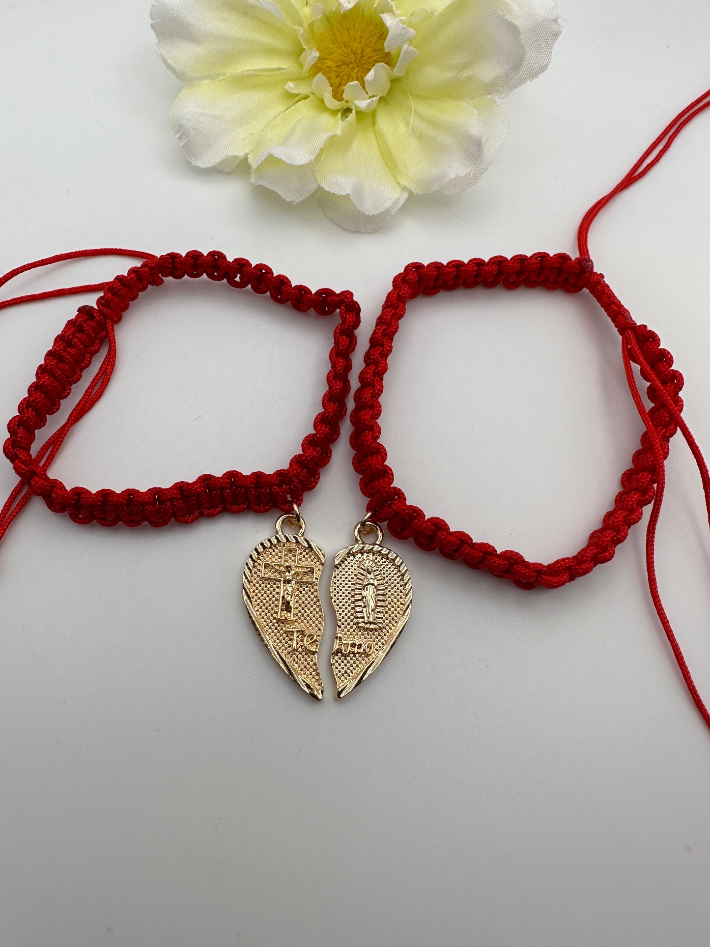 “Juntos” Breakable Heart Bracelet for two Set