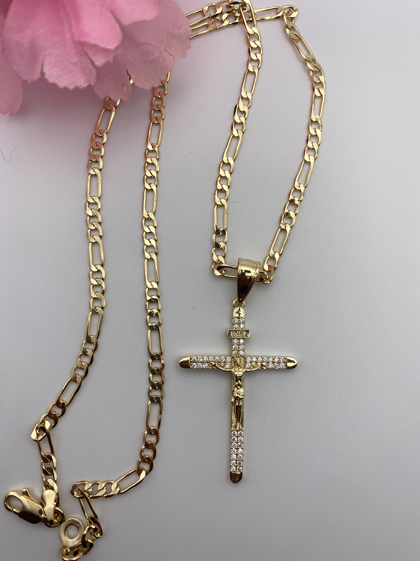 “Cristo” Cross Necklace Gold Plated