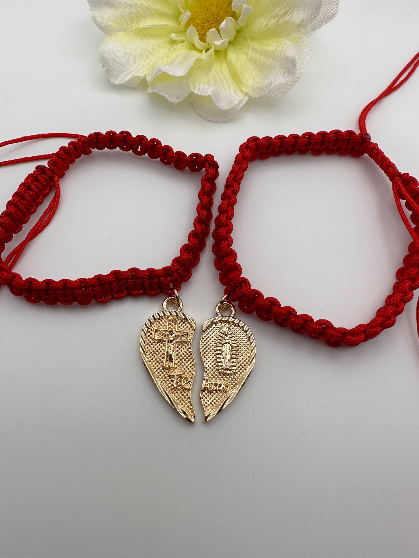 “Juntos” Breakable Heart Bracelet for two Set